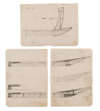 (ARCTIC.) Robert E. Peary. His designs for a transport sledge built and used on his Greenland expedition.